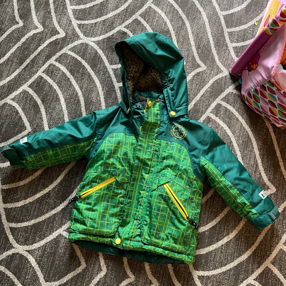 Waterproof Sherpa-Lining Boy Winter Jacket -2T